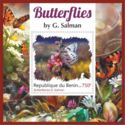 Butterflies Paintings by G. Salmon