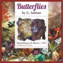 Butterflies Paintings by G. Salmon
