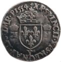 ½ Teston (Henri II - Y - Bourges)