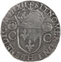 1 Teston (Charles IX - H - La Rochelle)