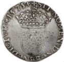 1 Teston (Charles IX - H - La Rochelle)