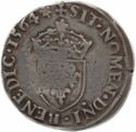 ½ Teston (Charles IX - I - Limoges)