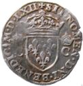 ½ Teston (Charles IX - T - Nantes)