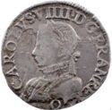 ½ Teston (Charles IX - O - Riom)