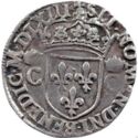 ½ Teston (Charles IX - O - Riom)