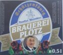 Brauerei Plötz Schützenkönig dunkles Weissbier