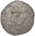 ½ Teston (Francis I. Bretagne. Type 3 - Nantes. No date)