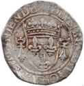 ½ Teston (Francis I. Bretagne. Type 3 - Nantes. No date)