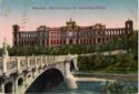 München. Maximilianeum mit Maximilians-Brücke.
