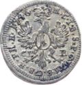 1 Kreuzer (1 Kreuzer = 1/120 Thaler (Frederic III))