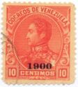 Effigy of Simón Bolívar, Overprinted