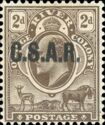 King Edward VII, overprinted CSAR