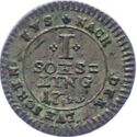 1 Soesling (1 Soesling = 6 Pfenning = 1/60 Thaler)