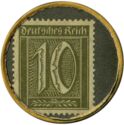 10 Pfennig (Kaufhaus J. Schmidt)