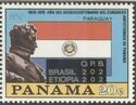 Bolivar and Paraguay flag Overprinted Type IV