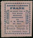 Frank - dated 1892