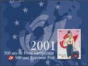 Int. Stampexhibition BELGICA 2001 - 500 Years European Post