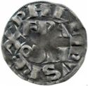 1 Denier (Philip II - Paris - No date)