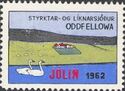 Styrktar-og liknarsjodur Oddfellowa. Swans and town