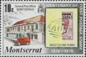 G.P.O. and Bisected 1d. Stamp