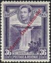 Kaieteur Falls. Marine Detachment overprint