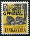 Lion (Panthera leo) - overprinted "OFFICIAL"