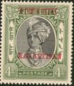 Stamps of Jaipur overprinted