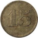 15 Pfennig (Restauration Liesering)