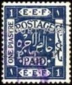 E.E.F. Postage Paid - Overprinted