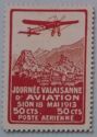 Air post stamp for Sion-Sierre