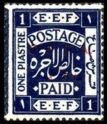 E.E.F. Postage Paid - Overprinted