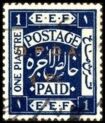 E.E.F. Postage Paid - Overprinted