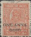 Travancore Overprint