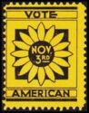 Vote american nov 3rd. Flower