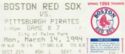 Boston Red Sox Vs. Pittsburgh Pirates - Spring Training