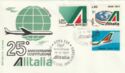 Alitalia State Airline (green vignette)