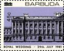 Buckingham Palace (left side) - Surcharged