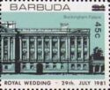 Buckingham Palace (right side) - Surcharged