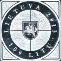 100 Litų (400th Anniversary the first map of the Grand Duch