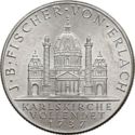 2 Schilling (200th Anniversary of completion of St. Charles Church)