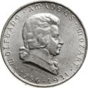 2 Schilling (175th Anniv. birth composer Wolfgang A. Mozart)