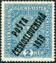 Austrian Stamps of 1916-18 overprinted, broad format