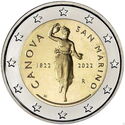 2 Euro (Bicentenary of the death of Antonio Canova)