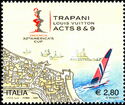Map of Trapani and Ship