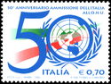 50th anniversary of the admission of Italy to UNO