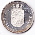 1 Gulden (Investiture of New Queen - Silver edition)