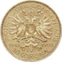10 Korona (Franz Joseph's 60th anniv. of reign)