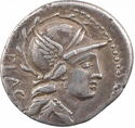 1 Denarius (Rutilia - Lucius Rutilius Flaccus)