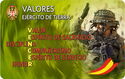 Valores - Ejercito de Tierra