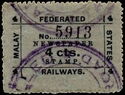Federated Malay States Railways - Newspaper Stamp